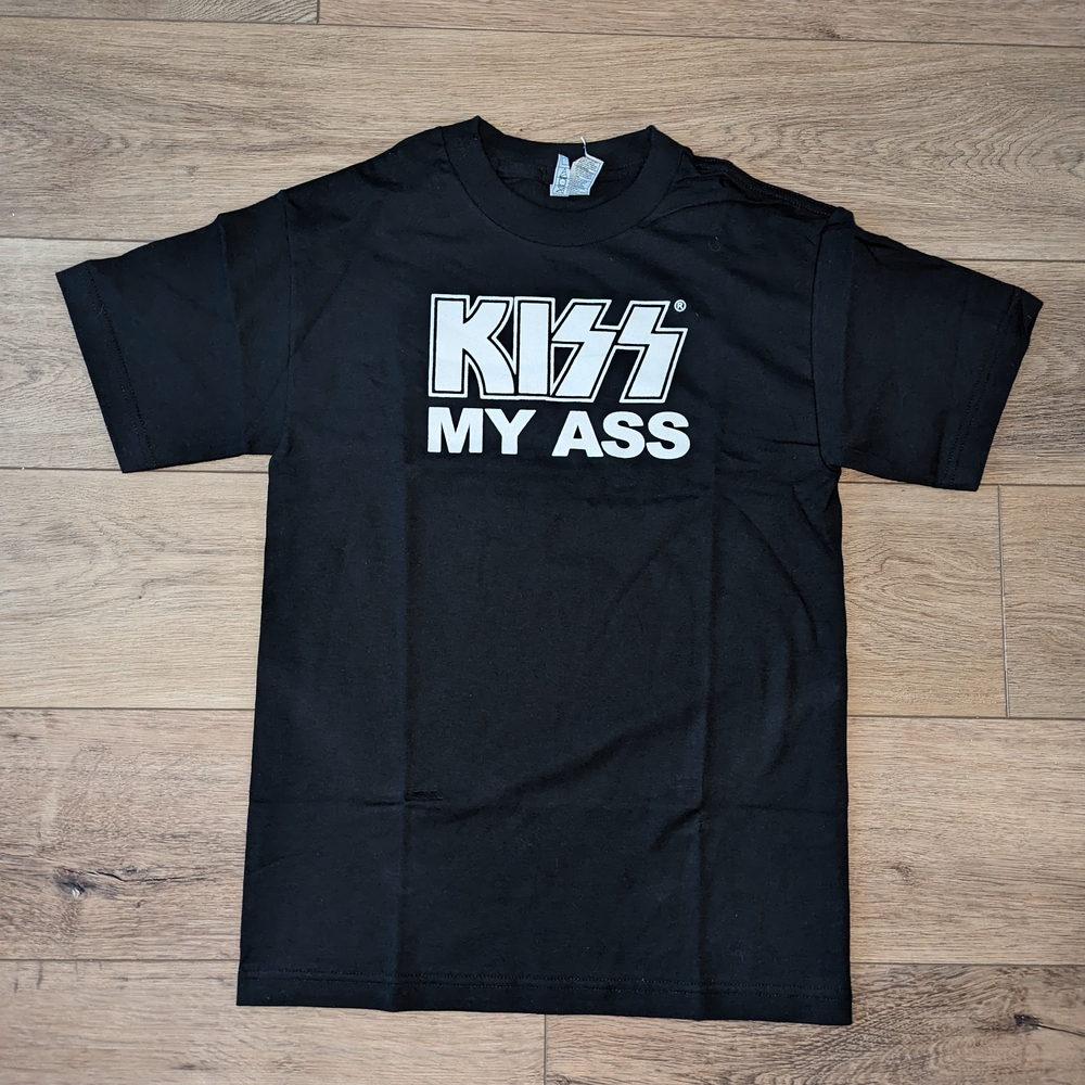 Vintage Kiss My Ass Band Graphic T Shirt Alstyle